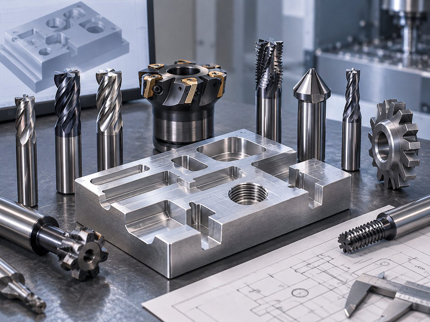 Types of Milling Cutters by Machined Feature