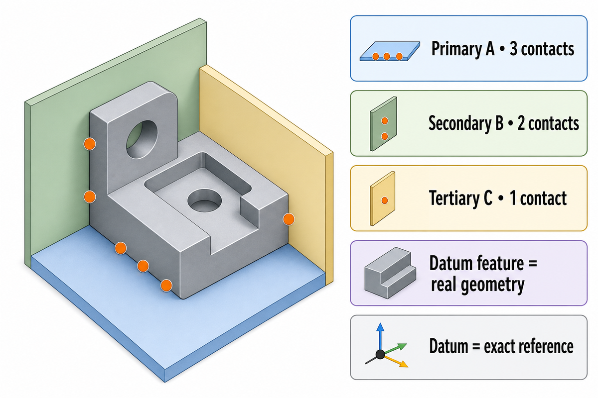 Datum Basics and the 3-2-1 Rule — cnc.zhenlingmetal.com