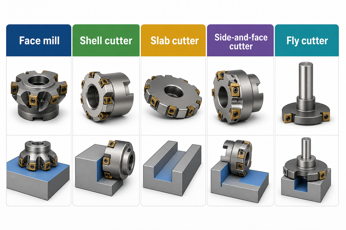 Face, Shell, Slab, Side-and-Face, and Fly Cutters — Shanghai Zhenling Hardware Co., Ltd.